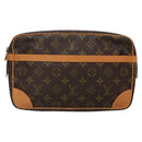 LOUIS VUITTON Monogram Compiegne 28 Clutch Bag M51845 LV Auth yk19125-13