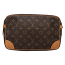 LOUIS VUITTON Monogram Compiegne 28 Clutch Bag M51845 LV Auth yk19125-2
