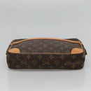 LOUIS VUITTON Monogram Compiegne 28 Clutch Bag M51845 LV Auth yk19125-6