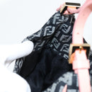 FENDI Zucchino Canvas Hand Bag Black Gold Auth yk19129A-18