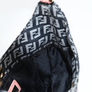 FENDI Zucchino Canvas Hand Bag Black Gold Auth yk19129A-19