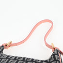 FENDI Zucchino Canvas Hand Bag Black Gold Auth yk19129A-9