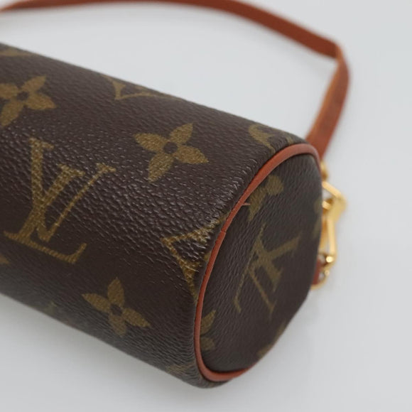 LOUIS VUITTON Monogram Papillon Pouch LV Auth yk19131