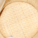 BURBERRY Blue Label Tote Bag Straw 2way Beige Silver Auth yk19134-12