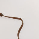 BURBERRY Blue Label Tote Bag Straw 2way Beige Silver Auth yk19134-7