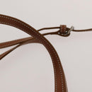 BURBERRY Blue Label Tote Bag Straw 2way Beige Silver Auth yk19134-14