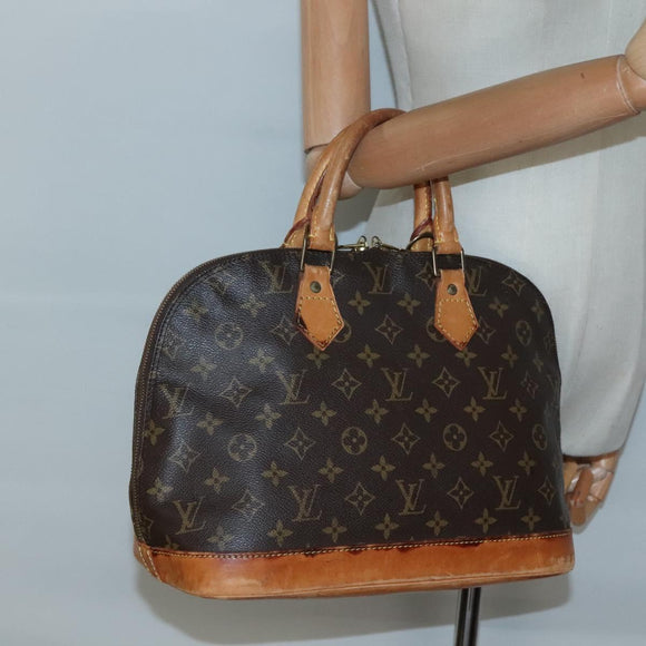 LOUIS VUITTON Monogram Alma Hand Bag M51130 LV Auth yk19142