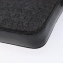 BVLGARI Logo Mania Shoulder Bag Canvas Black Silver Auth yk19146-9