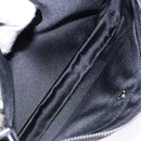 BVLGARI Logo Mania Shoulder Bag Canvas Black Silver Auth yk19146-10