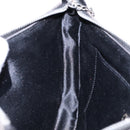 BVLGARI Logo Mania Shoulder Bag Canvas Black Silver Auth yk19146-19