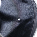 BVLGARI Logo Mania Shoulder Bag Canvas Black Silver Auth yk19146-11