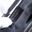 BVLGARI Logo Mania Shoulder Bag Canvas Black Silver Auth yk19146-12