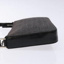 BVLGARI Logo Mania Shoulder Bag Canvas Black Silver Auth yk19146-4