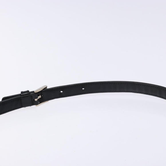 BVLGARI Logo Mania Shoulder Bag Canvas Black Silver Auth yk19146