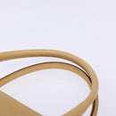 PRADA Hand Bag Leather Beige Auth yk19150-8