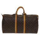 LOUIS VUITTON Monogram Keepall Bandouliere 55 Boston Bag M41414 LV Auth yk19151-2