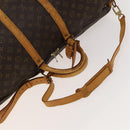 LOUIS VUITTON Monogram Keepall Bandouliere 55 Boston Bag M41414 LV Auth yk19151-7