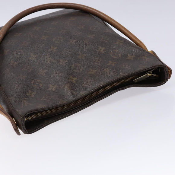 LOUIS VUITTON Monogram Looping GM Shoulder Bag M51145 LV Auth yk19155
