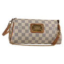 LOUIS VUITTON Damier Azur Eva Shoulder Bag 2way N55214 LV Auth yk19187-1