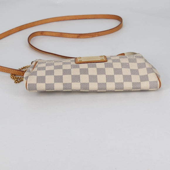 LOUIS VUITTON Damier Azur Eva Shoulder Bag 2way N55214 LV Auth yk19187