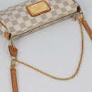 LOUIS VUITTON Damier Azur Eva Shoulder Bag 2way N55214 LV Auth yk19187-7