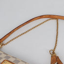 LOUIS VUITTON Damier Azur Eva Shoulder Bag 2way N55214 LV Auth yk19187-9