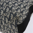 Christian Dior Trotter Canvas Shoulder Bag Navy Silver Auth yk19191-10