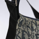 Christian Dior Trotter Canvas Shoulder Bag Navy Silver Auth yk19191-14