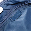 Christian Dior Trotter Canvas Shoulder Bag Navy Silver Auth yk19191-17