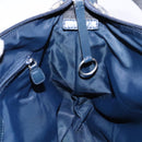Christian Dior Trotter Canvas Shoulder Bag Navy Silver Auth yk19191-19