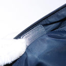 Christian Dior Trotter Canvas Shoulder Bag Navy Silver Auth yk19191-22