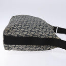 Christian Dior Trotter Canvas Shoulder Bag Navy Silver Auth yk19191-4