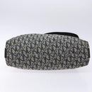 Christian Dior Trotter Canvas Shoulder Bag Navy Silver Auth yk19191-9