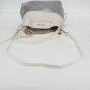 Miu Miu Shoulder Bag Leather 2way Silver Auth yk19197V-9