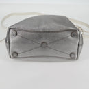 Miu Miu Shoulder Bag Leather 2way Silver Auth yk19197V-8