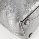Miu Miu Shoulder Bag Leather 2way Silver Auth yk19197V-18
