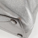 Miu Miu Shoulder Bag Leather 2way Silver Auth yk19197V-19