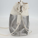 Miu Miu Shoulder Bag Leather 2way Silver Auth yk19197V-5