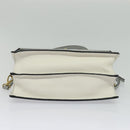 Miu Miu Hand Bag Leather 2way Gray Gold Auth yk19199V-5