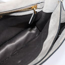 Miu Miu Hand Bag Leather 2way Gray Gold Auth yk19199V-23