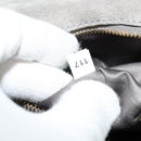 Miu Miu Hand Bag Leather 2way Gray Gold Auth yk19199V-10
