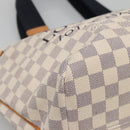 LOUIS VUITTON Damier Azur Plan Soleil Cabas PM Tote Bag N41179 LV Auth yk19203-14