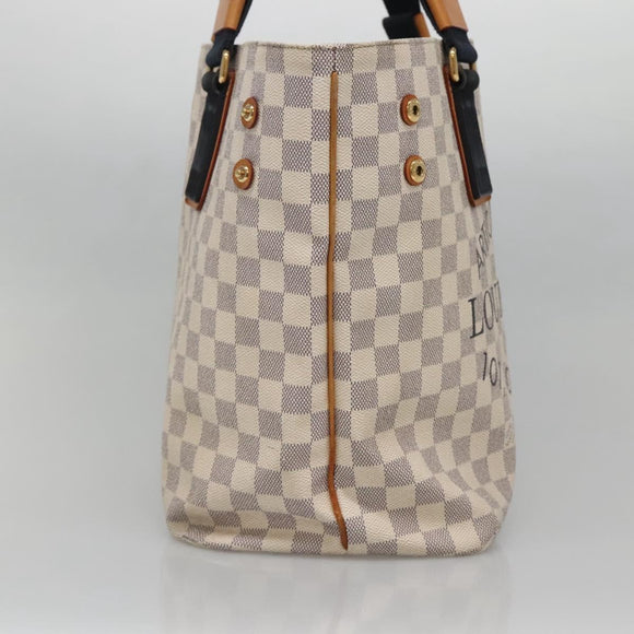 LOUIS VUITTON Damier Azur Plan Soleil Cabas PM Tote Bag N41179 LV Auth yk19203