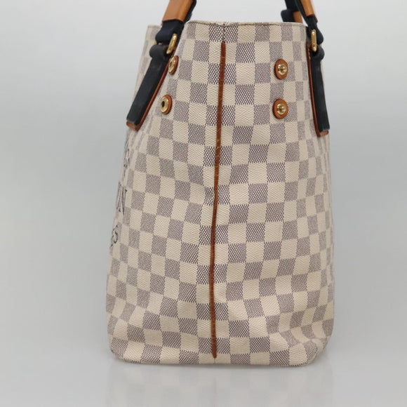 LOUIS VUITTON Damier Azur Plan Soleil Cabas PM Tote Bag N41179 LV Auth yk19203