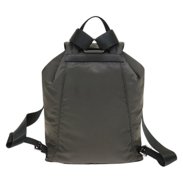 PRADA Backpack Nylon Gray Silver Auth yk19217 - 0