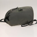 PRADA Backpack Nylon Gray Silver Auth yk19217-4