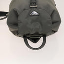 PRADA Backpack Nylon Gray Silver Auth yk19217-6