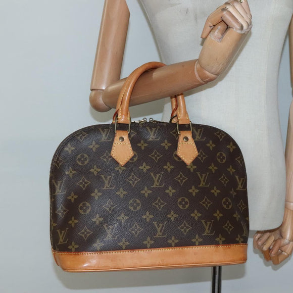 LOUIS VUITTON Monogram Alma Hand Bag M51130 LV Auth yk19225