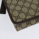 GUCCI GG Supreme Shoulder Bag PVC Beige Silver 92562 Auth yk19235-13