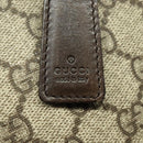 GUCCI GG Supreme Shoulder Bag PVC Beige Silver 92562 Auth yk19235-15